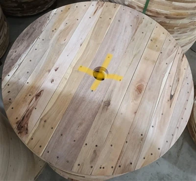 Reinforcing the Barrel Hole of Wooden Cable Drums / Spools