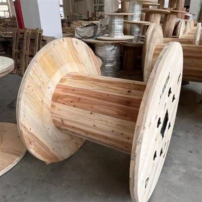 wooden cable drums for wire or cable